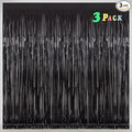 Foil Fringe Curtains Halloween Decor Party Decorations by Melsan