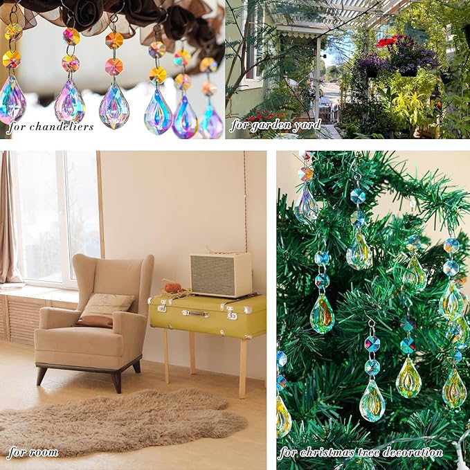 20pcs Colorful Crystals Suncatcher - Image 6