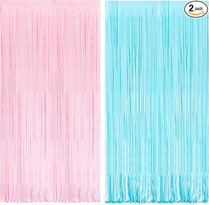 BRAVESHINE Tinsel Photo Backdrop Curtains by BRAVESHINE