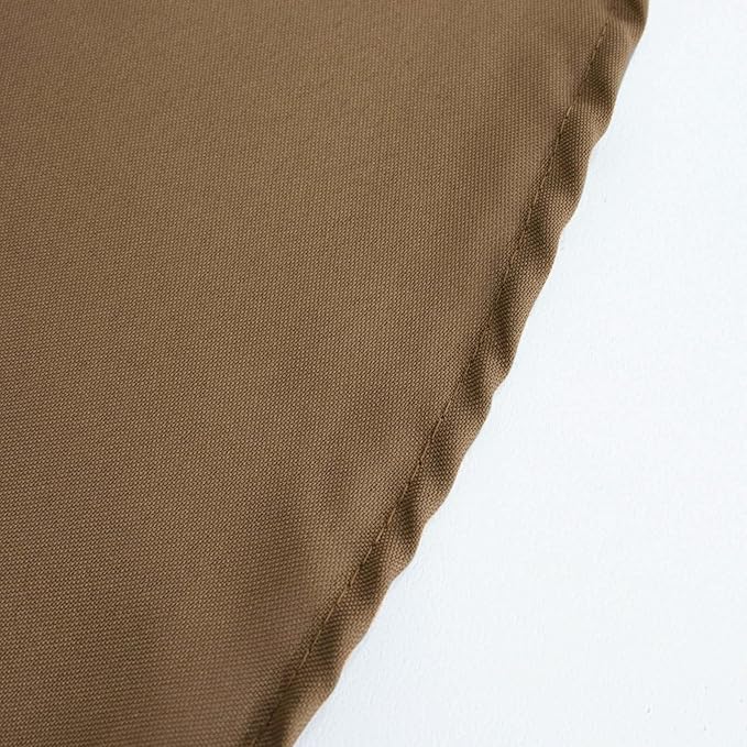 Efavormart 70" Square Linens Taupe Wholesale Linens Polyester Square Linen - Image 7