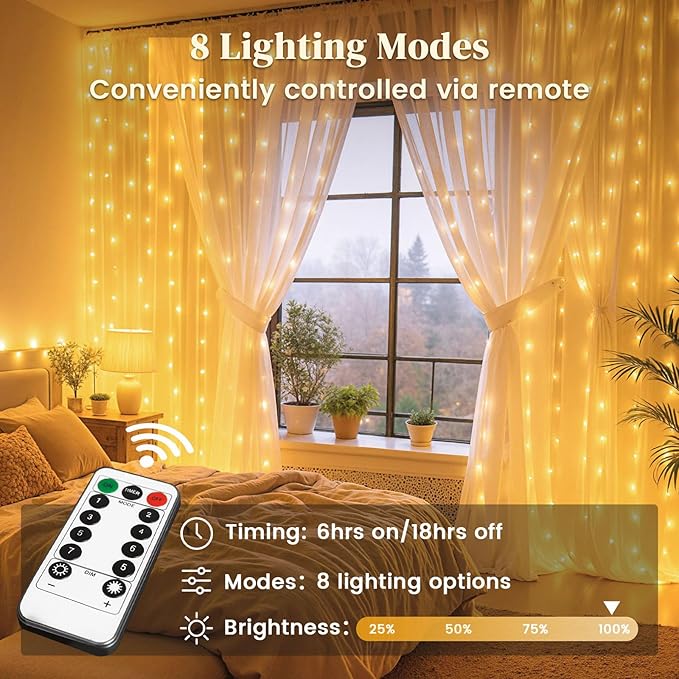 DomeStar 300 LED Curtain Lights - Image 2