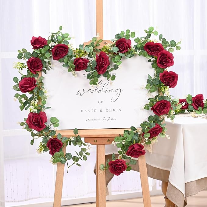 Dolicer 2Pcs 13Ft Artificial Eucalyptus Garlands - Image 5