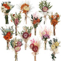 Layhit 12 Pack Boho Dried Flower Bouquet Mini Wedding Handmade Dry Flowers Decor by ShungLan