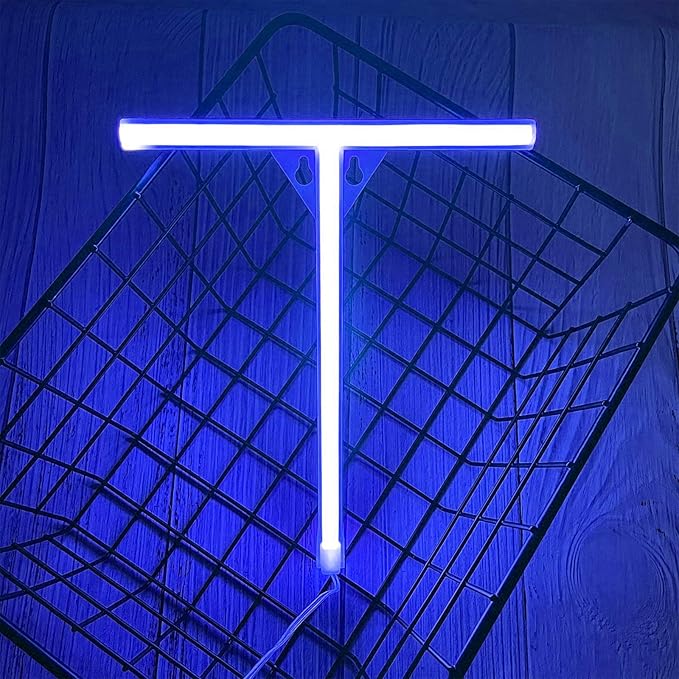 ENUOLI Light Up Letters Neon Signs, Birthday Party, Valentine’s Day Word-Blue - Image 2