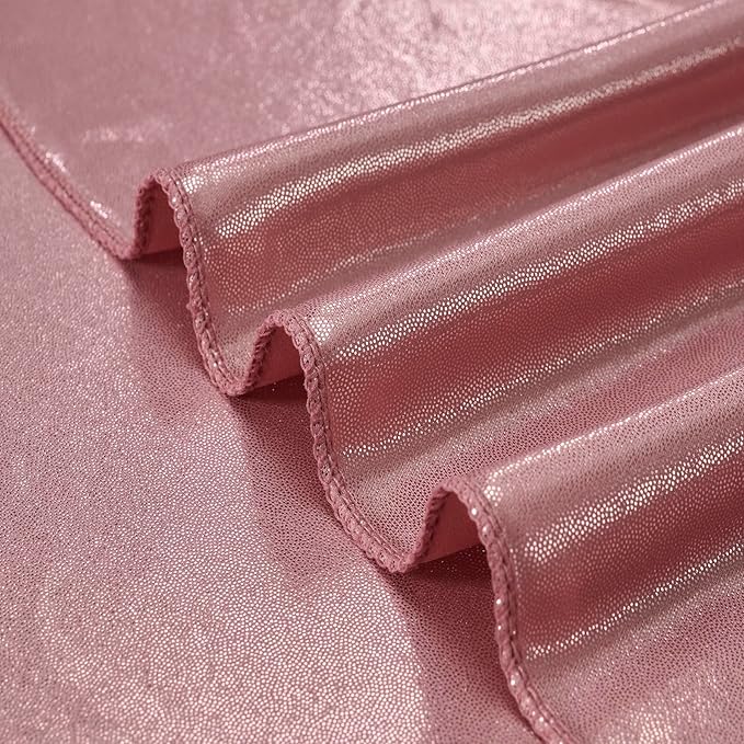 20x10ft Thick Rose Gold Glitter Backdrop Curtain Panels - Image 6