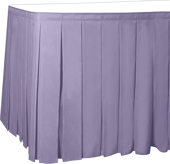 Ultimate Textile Pleat Polyester Fabric Table Skirt by UltimateTextile