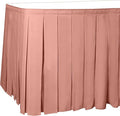 Ultimate Textile Pleat Polyester Fabric Table Skirt by UltimateTextile