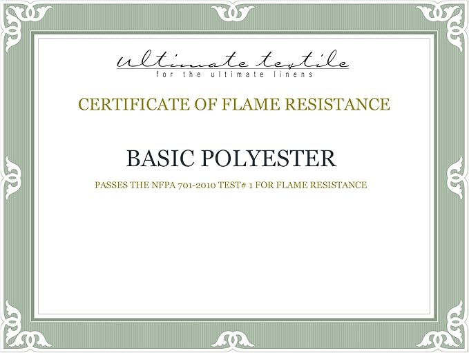 Ultimate Textile Pleat Polyester Fabric Table Skirt - Image 5