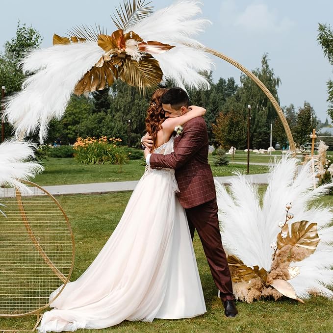 35" Faux Pampas Grass Decor - Image 2