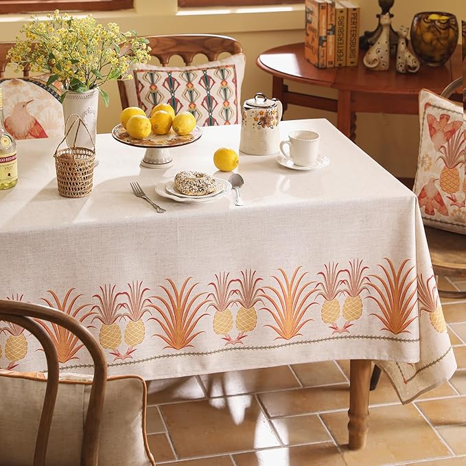 patdrea Designer Linen Tablecloth - Image 4