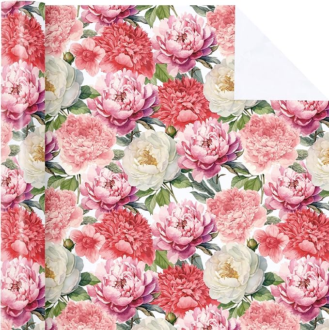 WRAPAHOLIC Floral Wrapping Paper Roll - Image 2