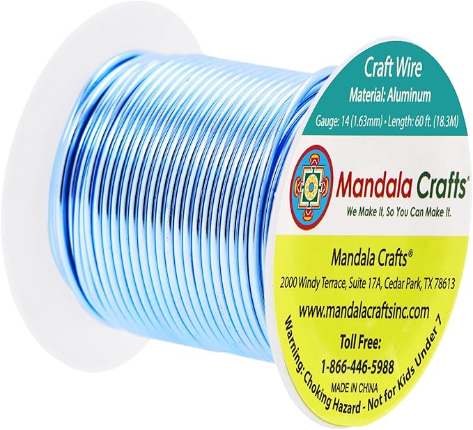 Mandala Crafts 14 Gauge Anodized Aluminum Craft Wire - Image 2