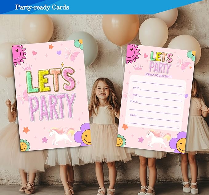 Preppy Patch Birthday Invitations - Image 2