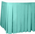 Ultimate Textile Pleat Polyester Fabric Table Skirt by UltimateTextile