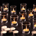 36Pcs Clear Tealight Candle Holder by LETINE