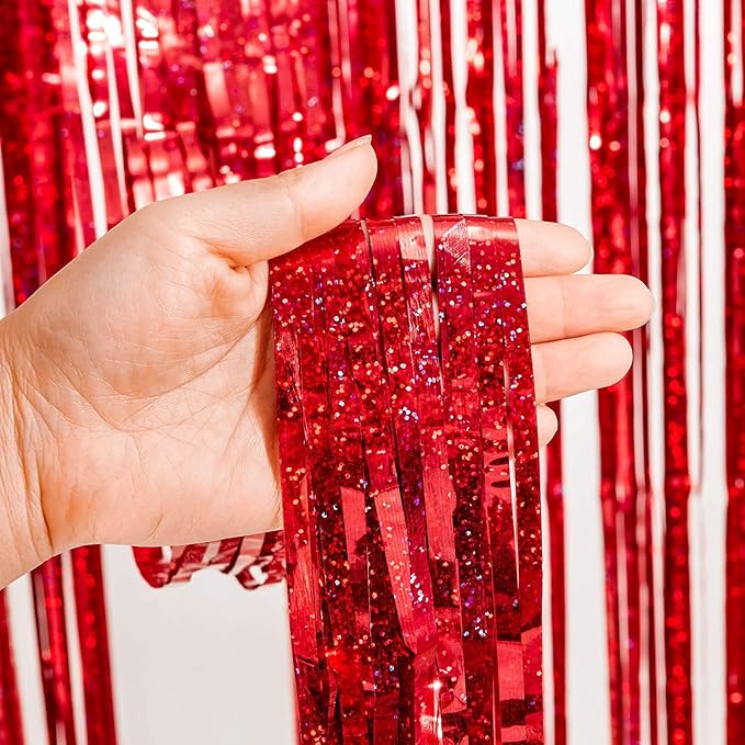 Foil Fringe Curtain 4th of July Decorations - Image 8