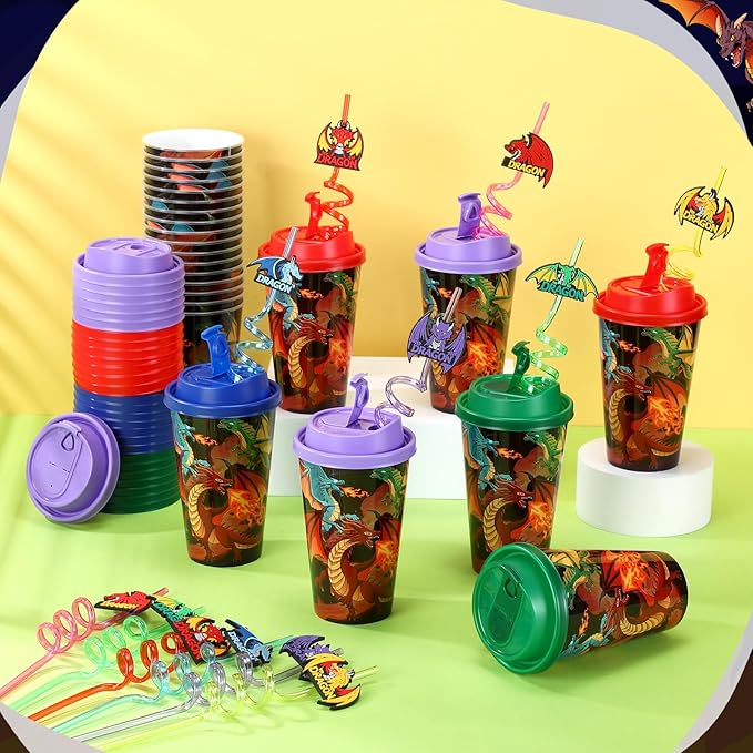 Yungyan 36 Sets Dragon Party Favors Goodie Cups - Image 5