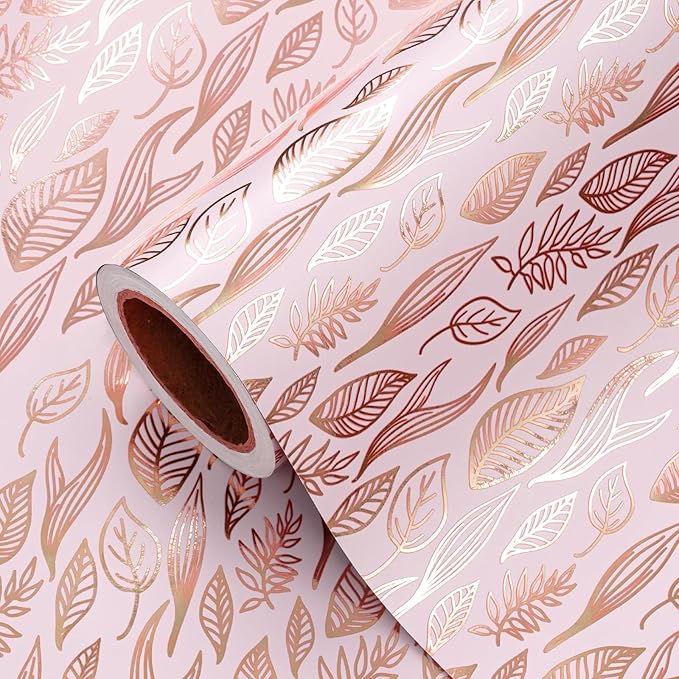 WRAPAHOLIC Pink Wrapping Paper Roll by WRAPAHOLIC