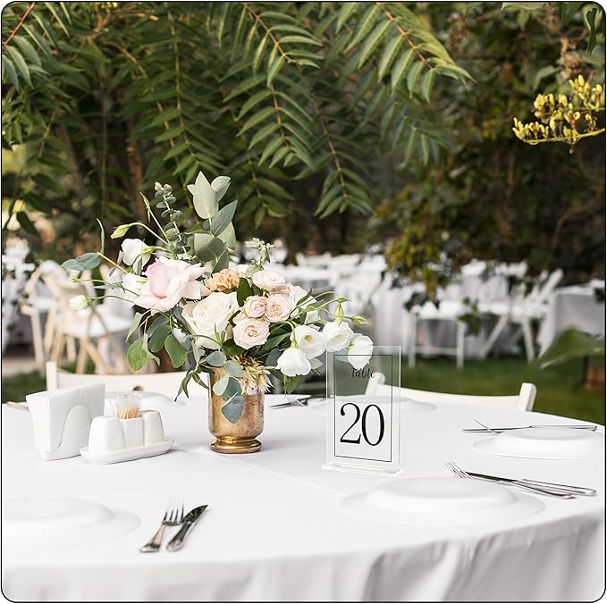 Acrylic Table Numbers 1-20 - Image 7