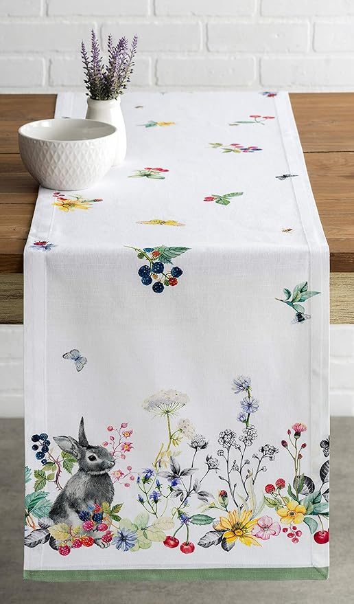 Maison d' Hermine Table Runner 100% Cotton Single Layer Table Runners 108 - Image 9