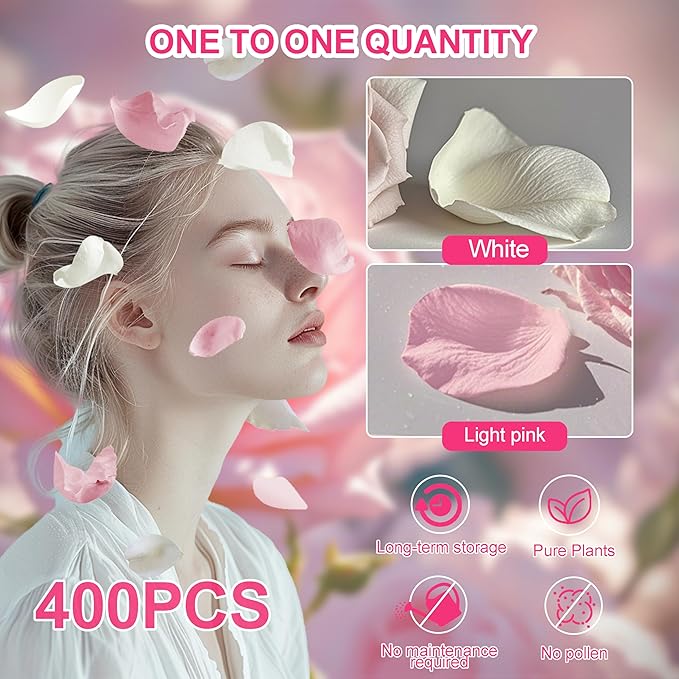 3.5 Oz Dried Rose Petals Wedding Biodegradable Petals, Natural Preservation - Image 4