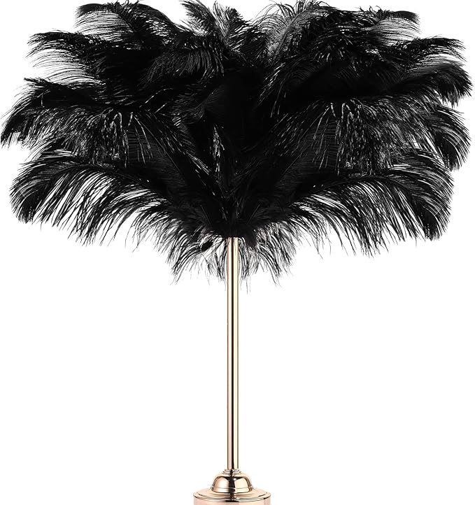 Retrowavy 30 Pcs 18-20 Inch Large Natural Ostrich Feathers Bulk by Retrowavy