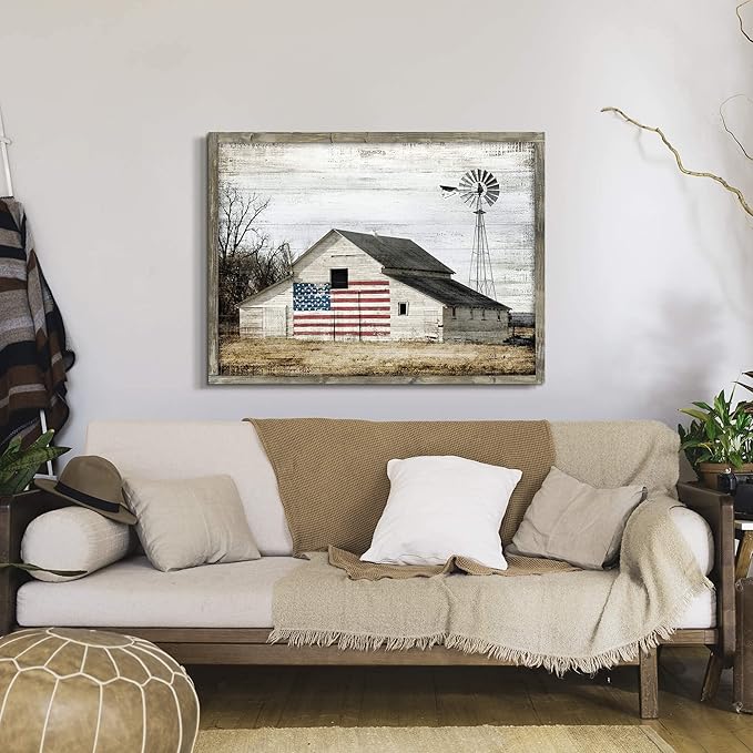 Rustic Landscape Wooden Picture Artwork - Image 4