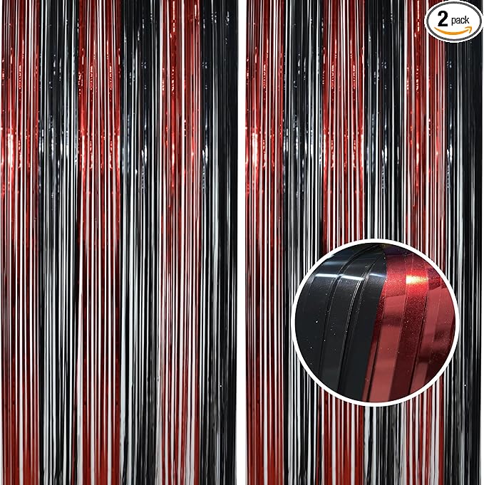 BRAVESHINE Tinsel Photo Backdrop Curtains by BRAVESHINE