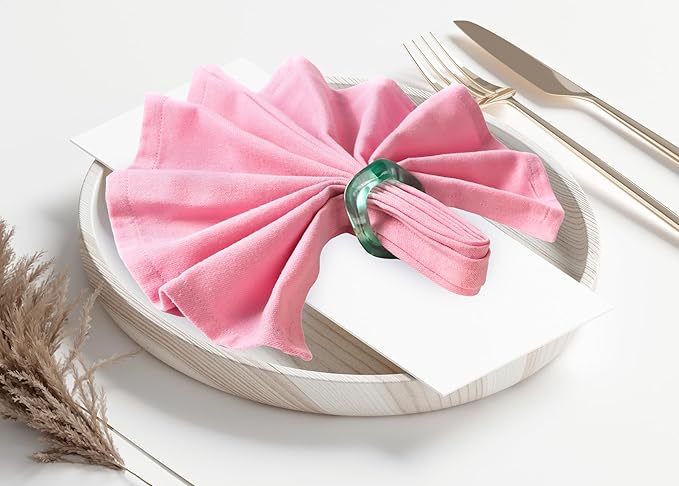 Epoxy Resin Spring Napkin Rings Set of 12 - Image 5