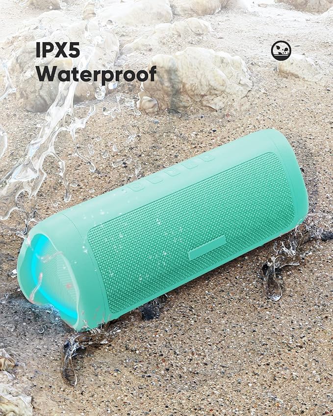 Bluetooth Speaker with HD Sound, Portable Wireless, IPX5 Waterproof, TWS Pairing - Image 7