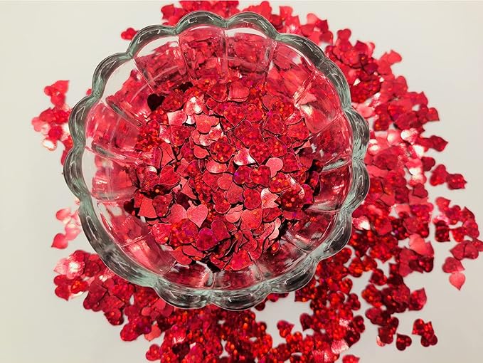 4000Pcs Hearts Shape Glitter Cute Sprinkle Party Confetti Table Decoration - Image 4
