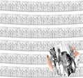 6 Pack 10 Ft Silver Foil Fringe Garland Metallic Streamers Tinsel Banner Wall by LANTIANCHEN