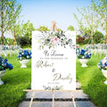 Welcome To Our Wedding Sign, Custom Wedding Welcome Sign, Engagement Party by Jewelry