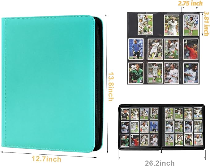 Trading Card Binder 12 Pocket, 720 Pockets Card Binders, Card Collection Binder - Image 2