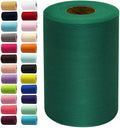 Hunter Green Tulle Fabric Rolls 6 Inch by 100 Yards Fabric Spool Tulle Ribbon by IONTACH