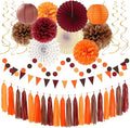 Boho Baby-Shower Burgundy Brown-Orange Party-Decorations by Hugtmr