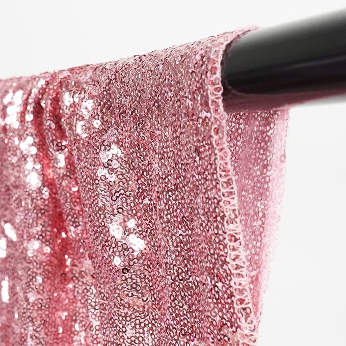 Poise3EHome 10FT x 10FT Sequin Photography Backdrop Curtain - Image 4