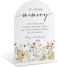 Memorial Table Sign for Wedding, Boho Floral In Loving Memory Sign, Wedding by Unknown