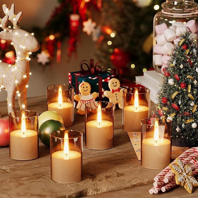 12Pack Flickering Flameless LED Candles - Image 2