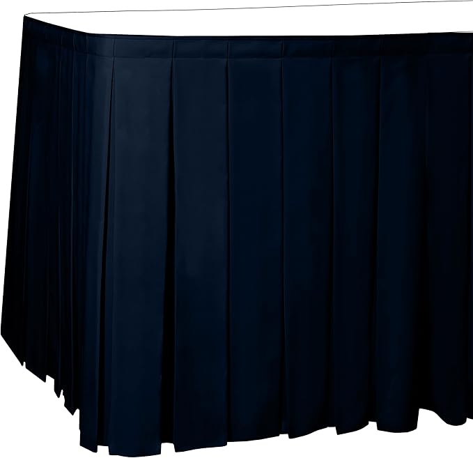 Ultimate Textile Pleat Polyester Fabric Table Skirt by UltimateTextile