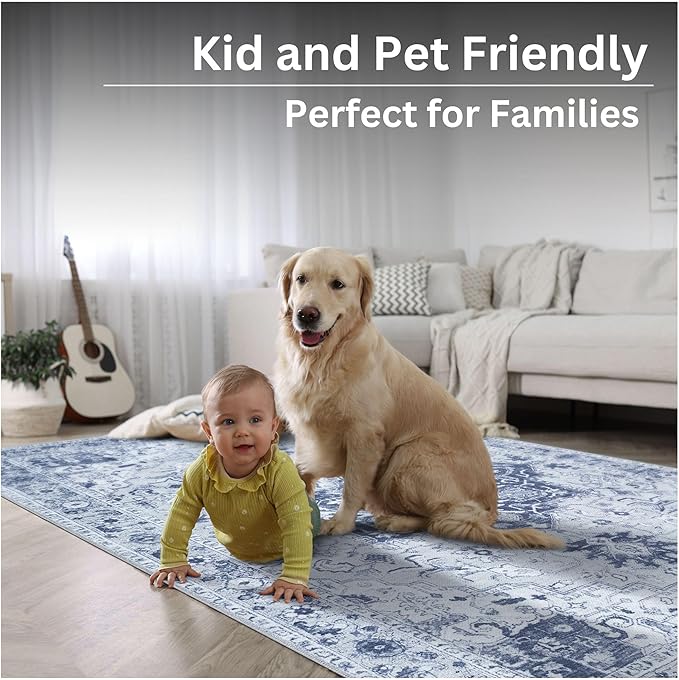 Bloom Rugs Washable Non-Slip 4' x 6' Rug - Image 10