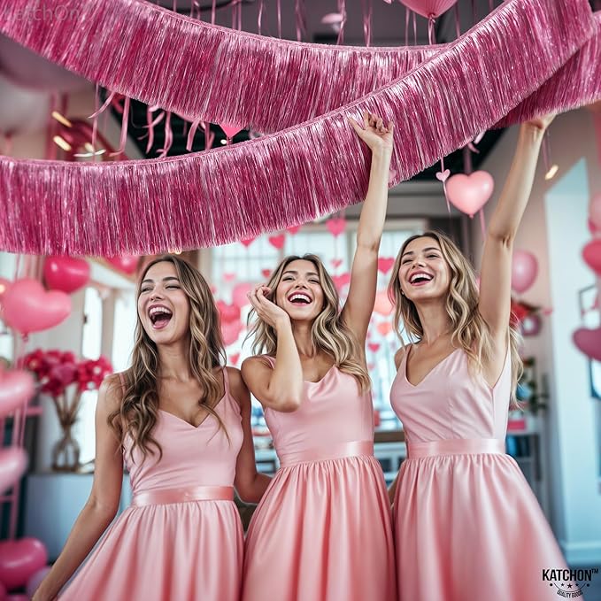 KatchOn, XtraLarge Pink Fringe Banner - Image 4