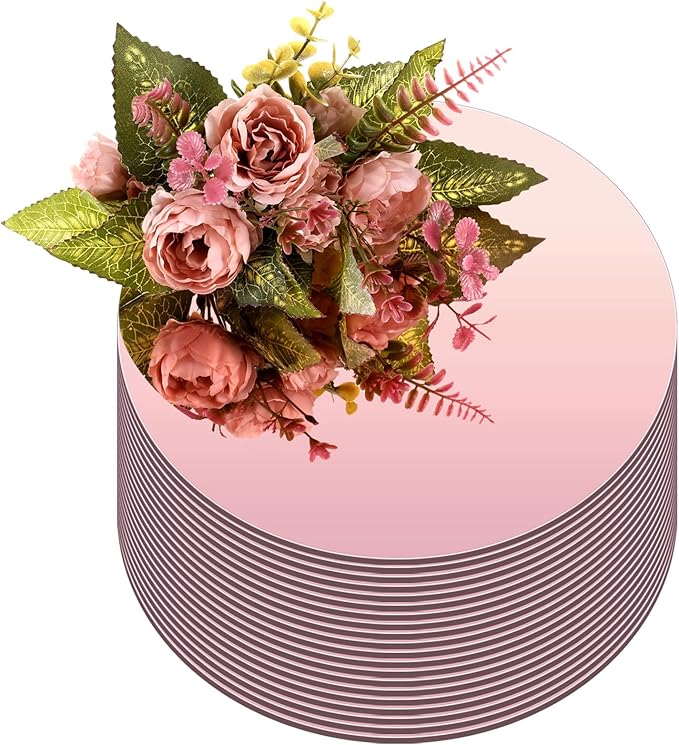 Thyle 20 Pcs 10 Inch Acrylic Round Mirrors by Thyle