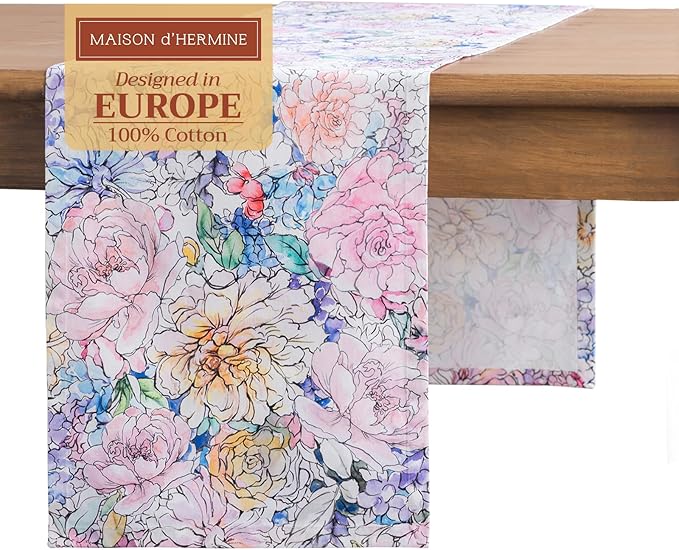 Maison d' Hermine Table Runner 100% Cotton Single Layer Table Runners 108 by MaisondHermine