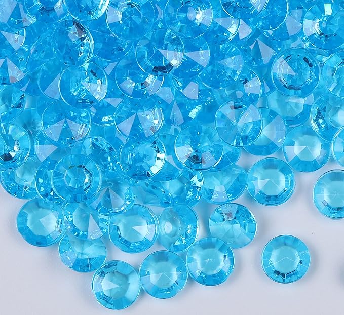 1000pcs Platic Acrylic Gems Fake Acrylic Diamonds Vase Filler Beads Faux by WelcometoGintoaria