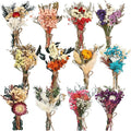 Layhit 12 Pack Boho Dried Flower Bouquet Mini Wedding Handmade Dry Flowers Decor by ShungLan