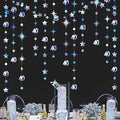 Iridescent 40th Birthday Decorations Number 40 Circle Dot Twinkle Star Garland by pinkblume