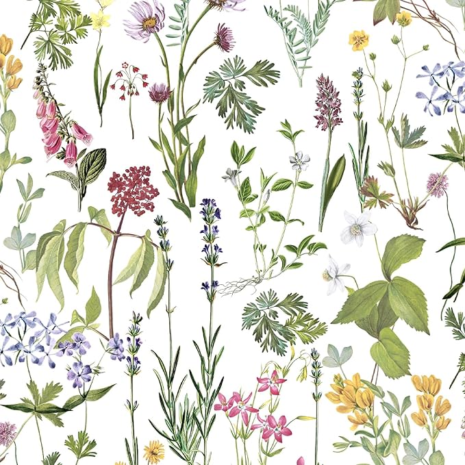RUSPEPA 30" X 100' Wild Flower Wrapping Large Paper Roll - Image 7
