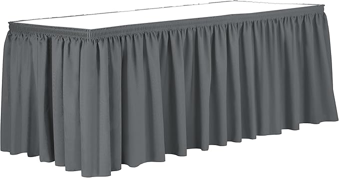 Ultimate Textile Pleat Polyester Fabric Table Skirt by UltimateTextile