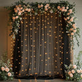 10x10ft Black Tulle Backdrop Curtain by Unknown